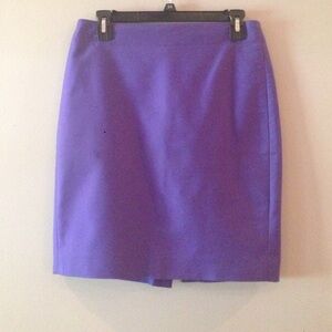 JCrew purple pencil skirt